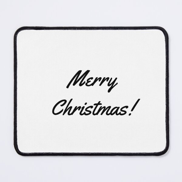 Item preview, Merry Christmas black on white  designed and sold by JazzPWall.