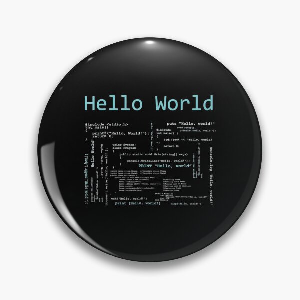 Item preview, Hello World - Computer Programming Languages  designed and sold by SimmonsNobl.