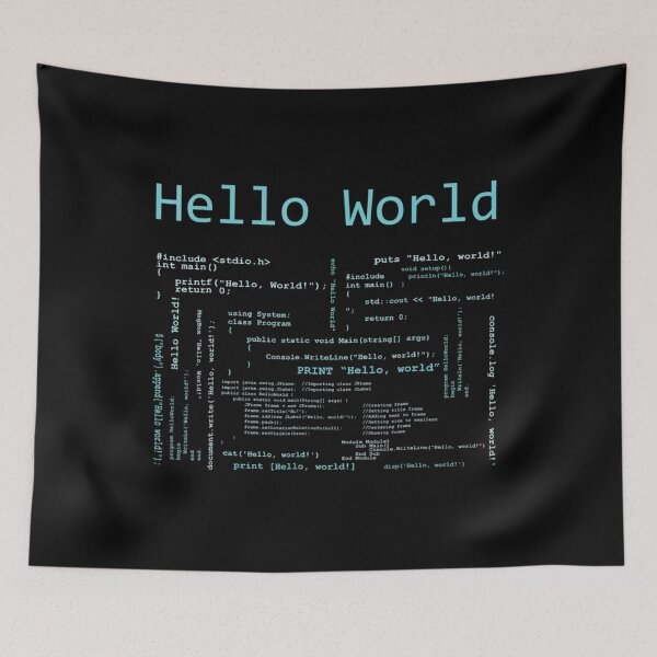 Item preview, Hello World - Computer Programming Languages  designed and sold by SimmonsNobl.