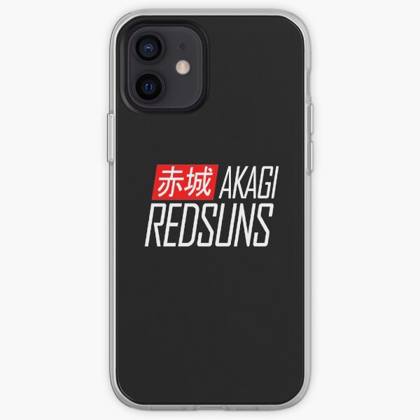 Akagi RedSuns - Initial D (Blanc) Coque souple iPhone