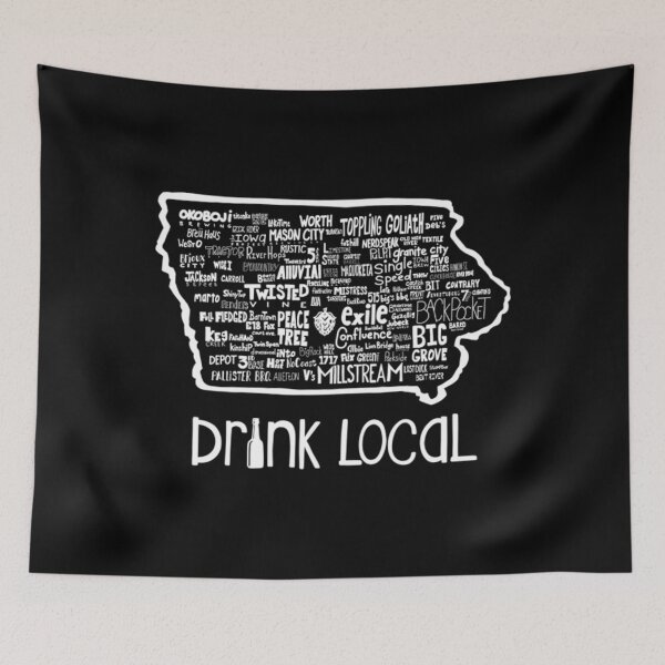 Item preview, Drink Local T-ShirtDrink Local Iowa Beer designed and sold by CorolaAtit.