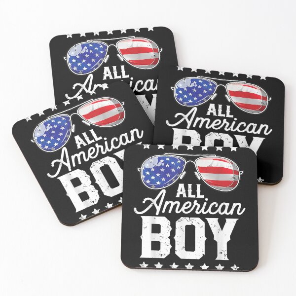 Item preview, All American Boy 4th of July Boys Kidsunglasses Family designed and sold by SemajshiMaah.