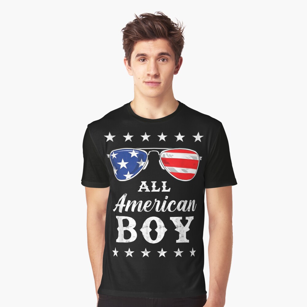 Boys 4th of July Shirt, All American Boy, Kids' Premium T-Shirt – Bump and  Beyond Designs