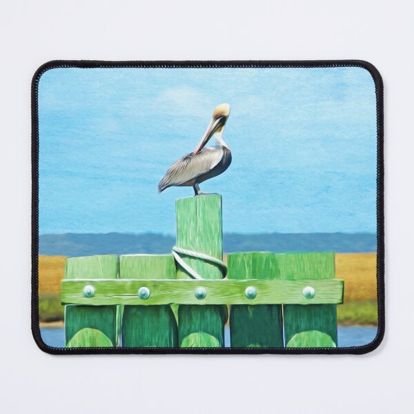 Item preview, Brown Pelican Perched at St. Simons Island designed and sold by FineArtography.