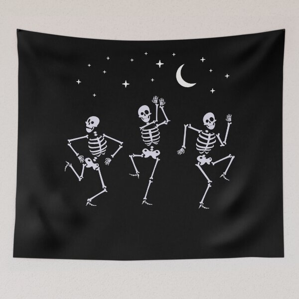 Item preview, Halloween party dancing skeleton - skeleton happy halloween, never better skeleton, dabbing halloween boys skeleton zombie scary pumpkin mummy  designed and sold by HStudioPrints.