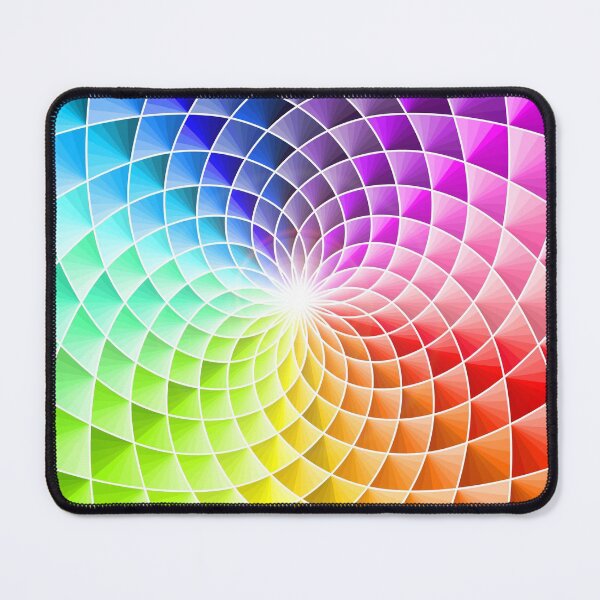 Item preview, Colorful Mandala with 3D Effect and White Lines designed and sold by MandalaSoul.