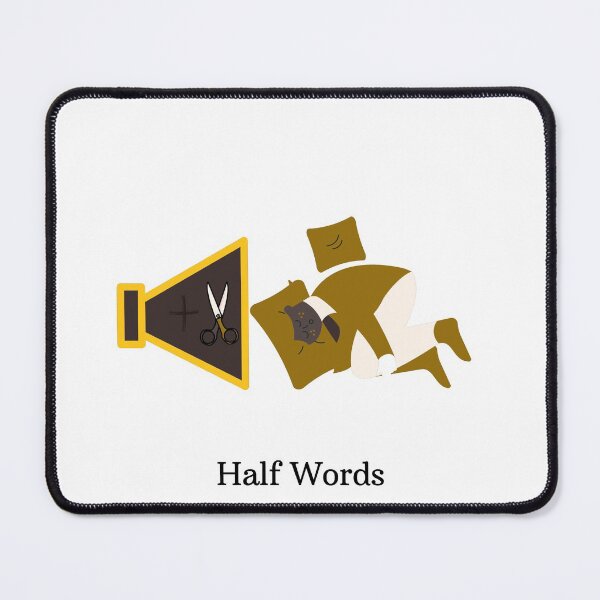 Item preview, Half Words 2 designed and sold by 0waste.