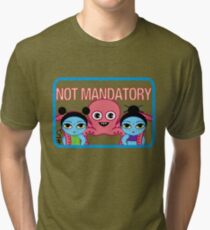 Fruity Oaty Bar! "NOT MANDATORY" Shirt (Firefly/Serenity) Tri-blend T-Shirt