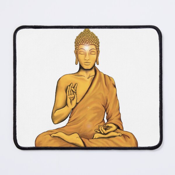 Item preview, Illuminated golden buddha designed and sold by MandalaSoul.