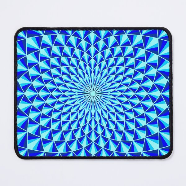 Item preview, Blue Mandala with 3D Effect designed and sold by MandalaSoul.
