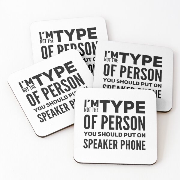 Item preview, No soy el tipo de persona que debería poner en el altavoz del teléfono designed and sold by CarantinedChaos.