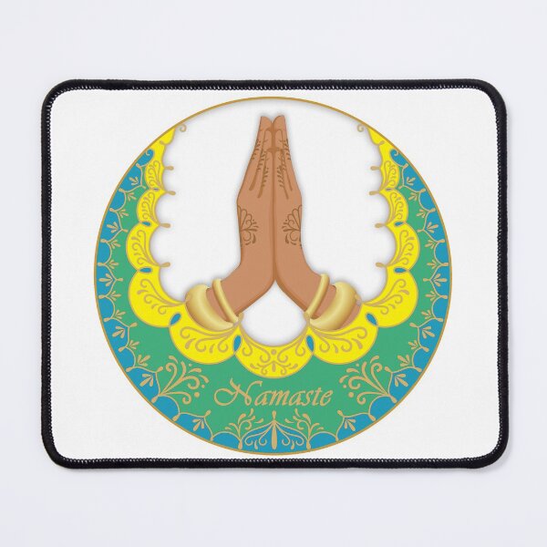 Item preview, Namaste Hands with a Colorful Mandala designed and sold by MandalaSoul.