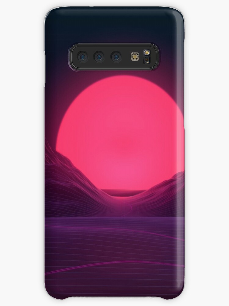 Neon Sunrise Samsung S10 Case