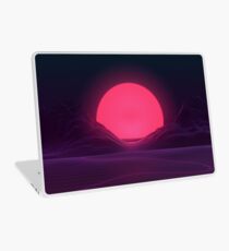 Neon Sonnenuntergang Laptop Skin
