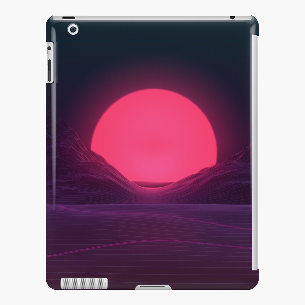 Neon Sunset iPad Case & Skin