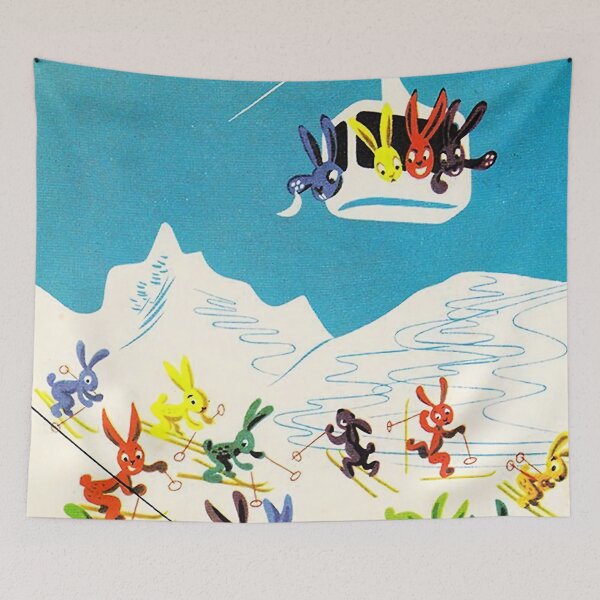 Item preview, Collage Ski Bunny designed and sold by nyertifikatno.