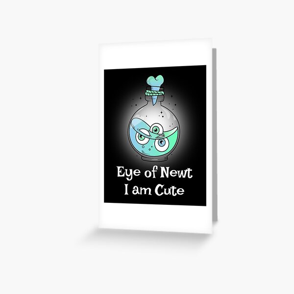 Item preview, Eye of Newt I am Cute - Pastel Goth Eyeball Potion designed and sold by SpookyCupcake.
