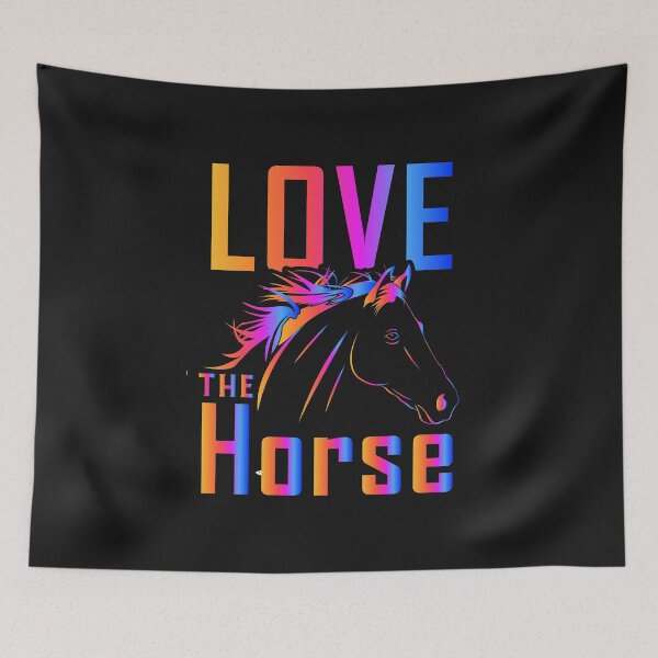 Item preview, Rainbow Love The Horse designed and sold by FastTrackPhotog.