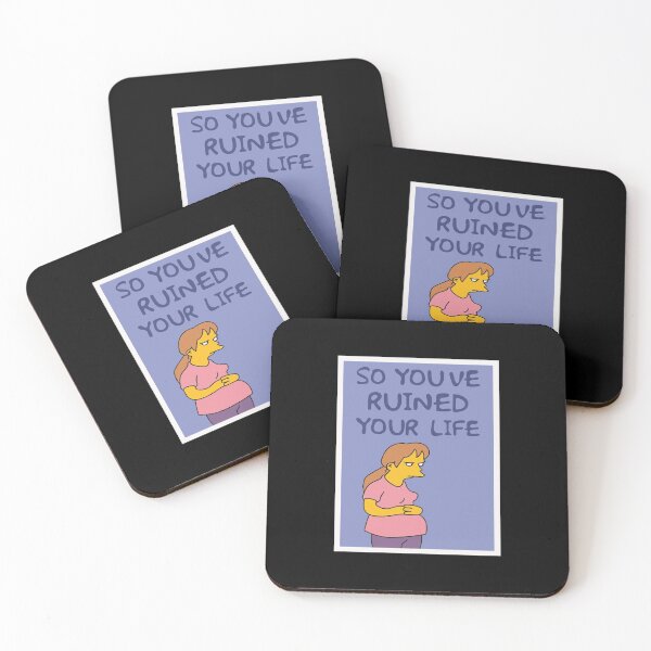 Item preview, So You've Ruined Your Life Funny Time Parody The Simpsonzz designed and sold by ChristlAdam.