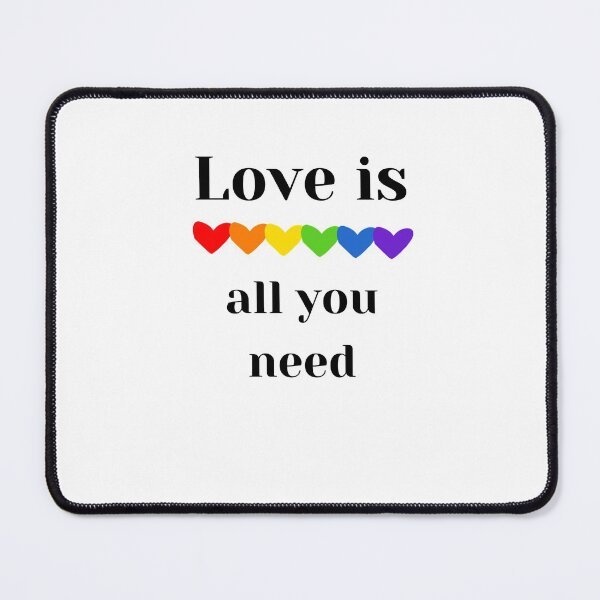Item preview, LGBT Love is all you need designed and sold by pjdsigns.