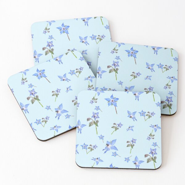 Item preview, Pretty borage blue  designed and sold by OllieandQuinn.