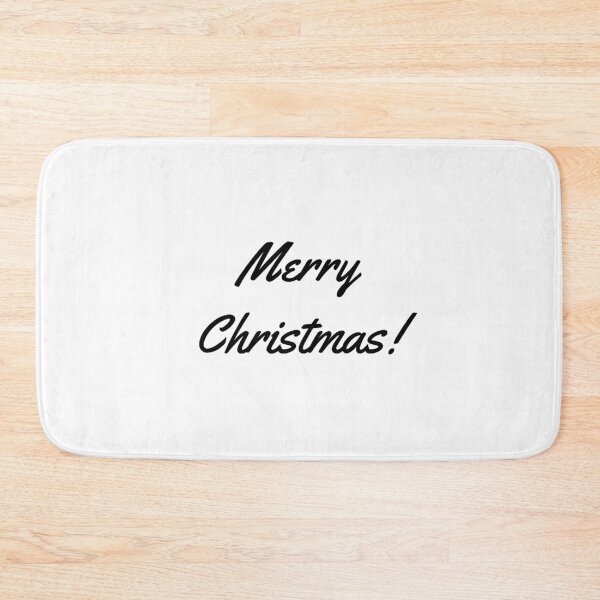 Item preview, Merry Christmas black on white  designed and sold by JazzPWall.