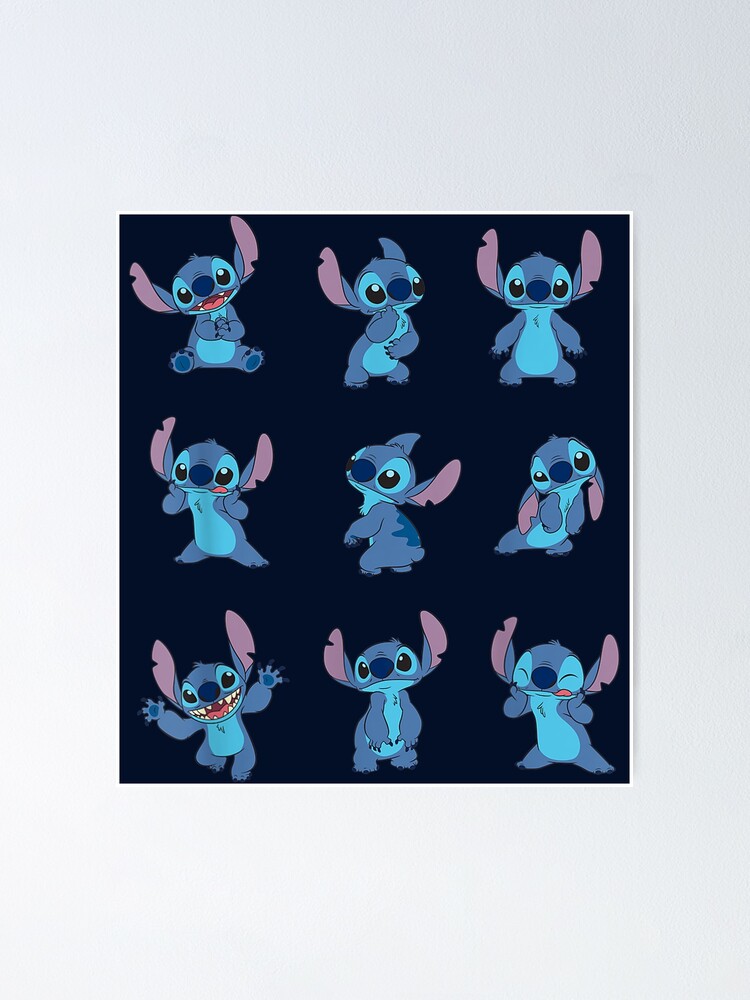 Moods of Stitch & Lilo Poster for Sale by DanielaFranecki