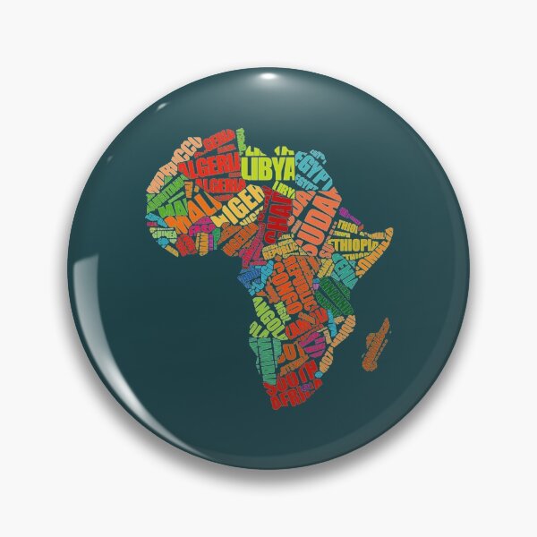 Item preview, Africa Word Pattern Africa Map designed and sold by BaoChien.