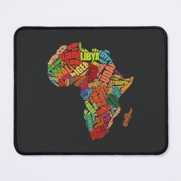 Item preview, Africa Word Pattern Africa Map designed and sold by BaoChien.