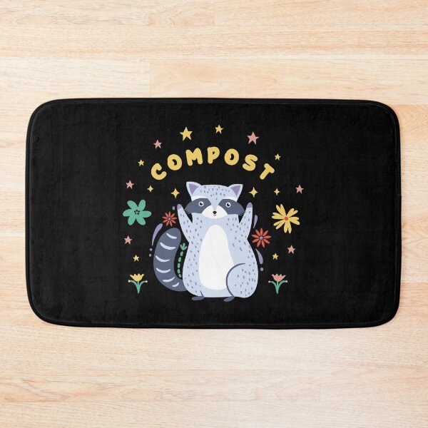Item preview, Raccoon Compost / Cute Wildlife Woodland Animal / Eat Trash design designed and sold by CreatedByHeidi.