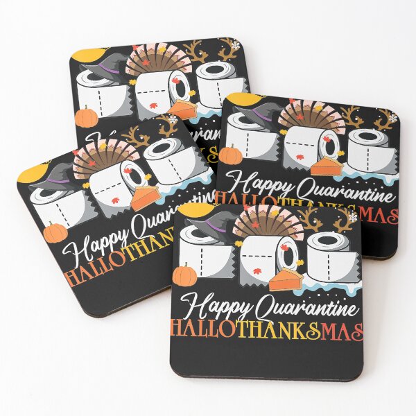 Item preview, Funny HalloThanksMas Happy Quarantine 2021 Thanksgiving Day designed and sold by MichaelAgree.