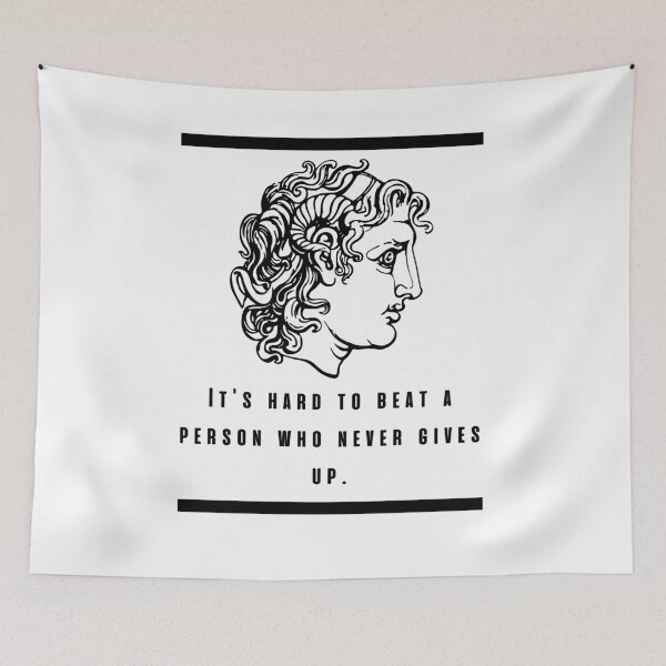Item preview, It is hard to beat a person who never gives up designed and sold by Boleirov.