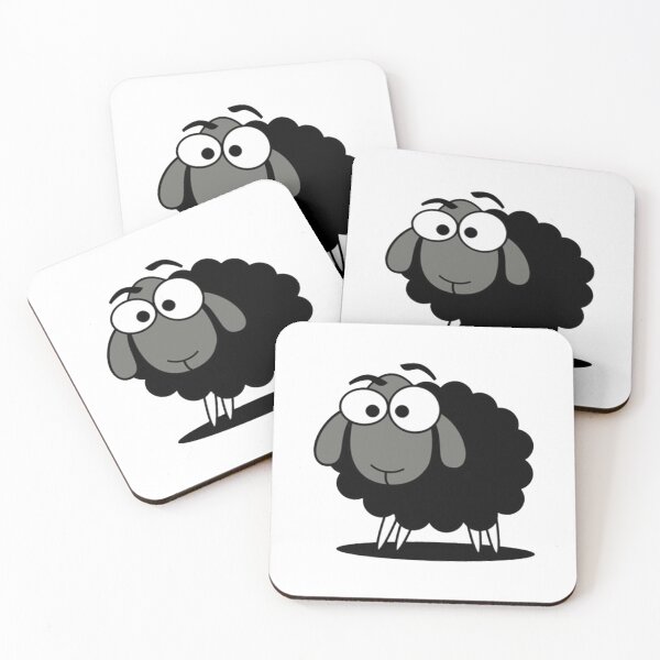 Item preview, Black Sheep Cartoon Funny designed and sold by BaoChien.