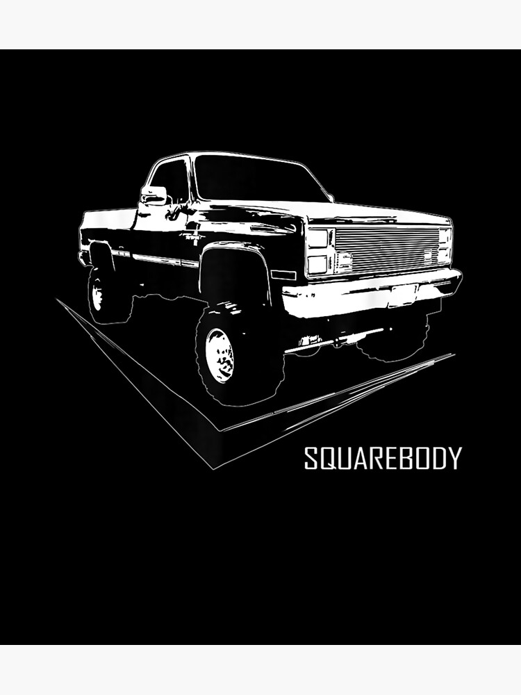 "Classic Square Body Truck Squarebody" Poster for Sale by MivaanshiAhe