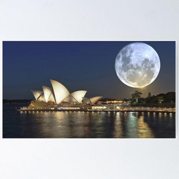 Item preview, Super moon over the Sydney Opera House Australia designed and sold by Gary Blackman.