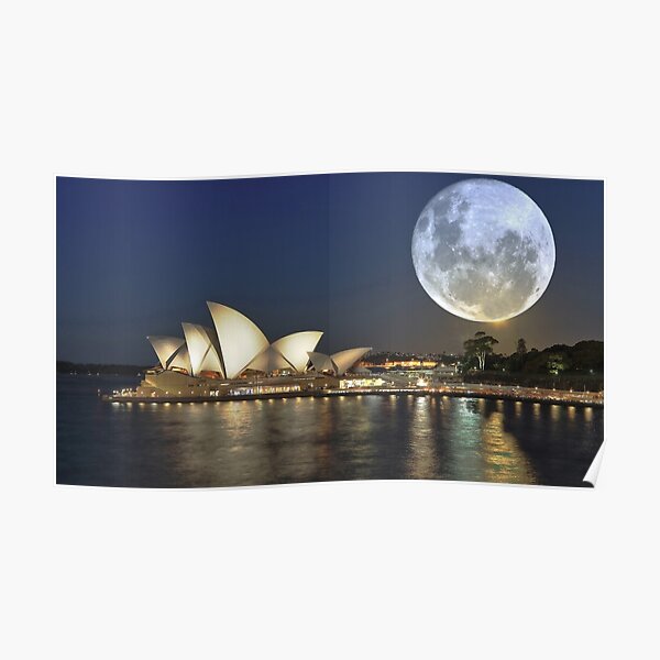 Super Moon Posters For Sale Redbubble