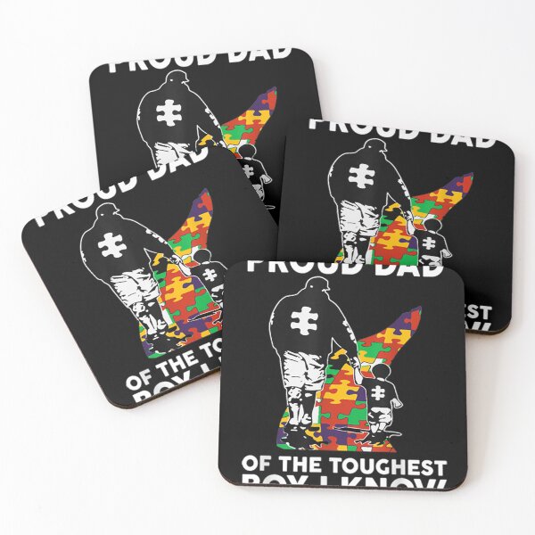Item preview, Proud Dad Of The Toughest Boy I Know Autism Awareness designed and sold by KeeganshiAon.