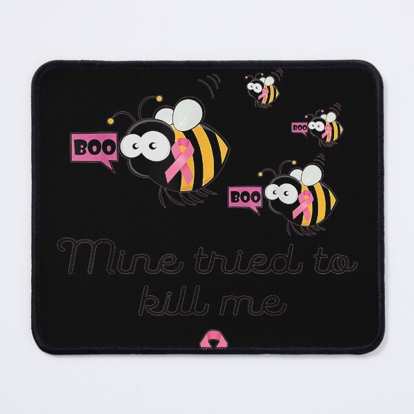Item preview, Check Your Boo Bees Mine Tried To Kill Me Breast Cancer designed and sold by MivaanshiAhe.