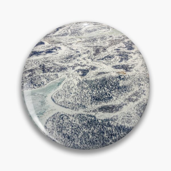 Item preview, Aerial view of the land and rivers in Nunavik - Ungava bay  designed and sold by celinebisson.