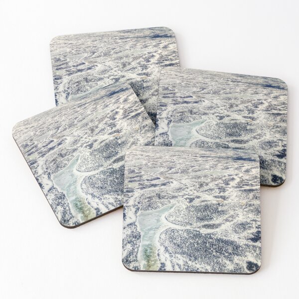 Item preview, Aerial view of the land and rivers in Nunavik - Ungava bay  designed and sold by celinebisson.
