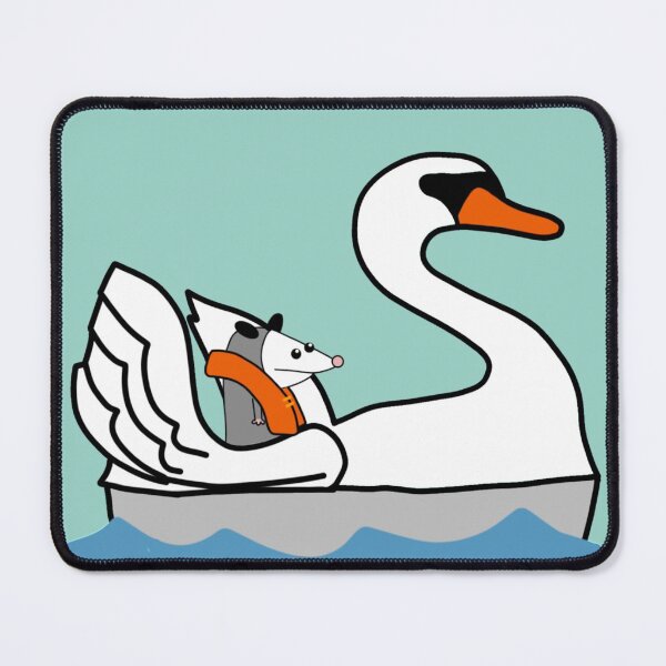 Item preview, Possum in a Swan Boat (Possum ONLY) designed and sold by Roanasaurus.