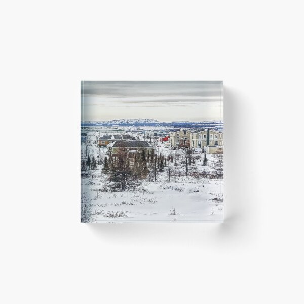 Item preview, City of Kuujjuaq, Nunavik as seen from the air designed and sold by celinebisson.