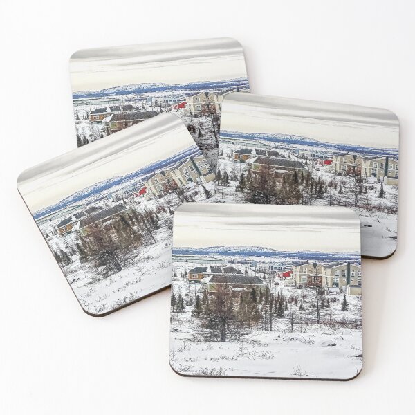 Item preview, City of Kuujjuaq, Nunavik as seen from the air designed and sold by celinebisson.