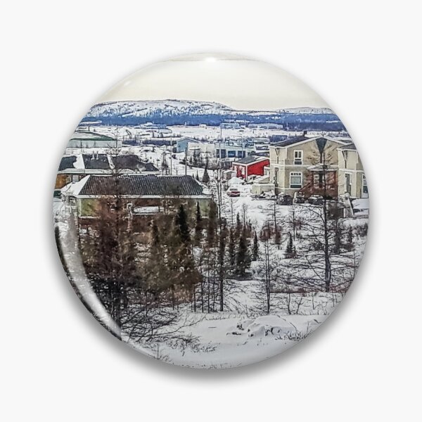 Item preview, City of Kuujjuaq, Nunavik as seen from the air designed and sold by celinebisson.