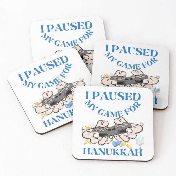 Item preview, I paused my game for Hanukkah - Gamer  designed and sold by JustaGurli.