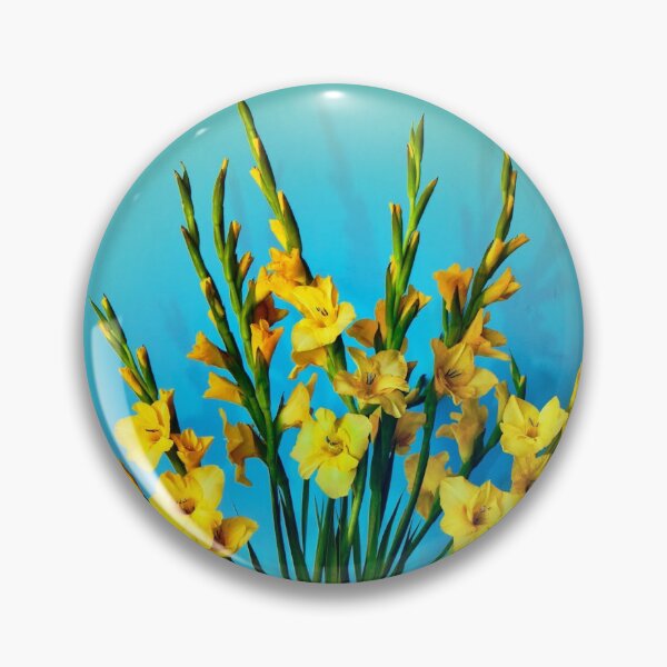 Item preview, Gladiolus on Teal designed and sold by Ruth Jolly.