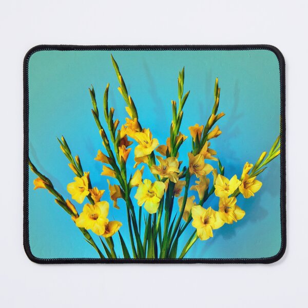 Item preview, Gladiolus on Teal designed and sold by Ruth Jolly.