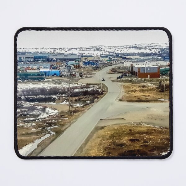 Item preview, City of Kuujjuaq, Nunavik in the fall seen from the air designed and sold by celinebisson.