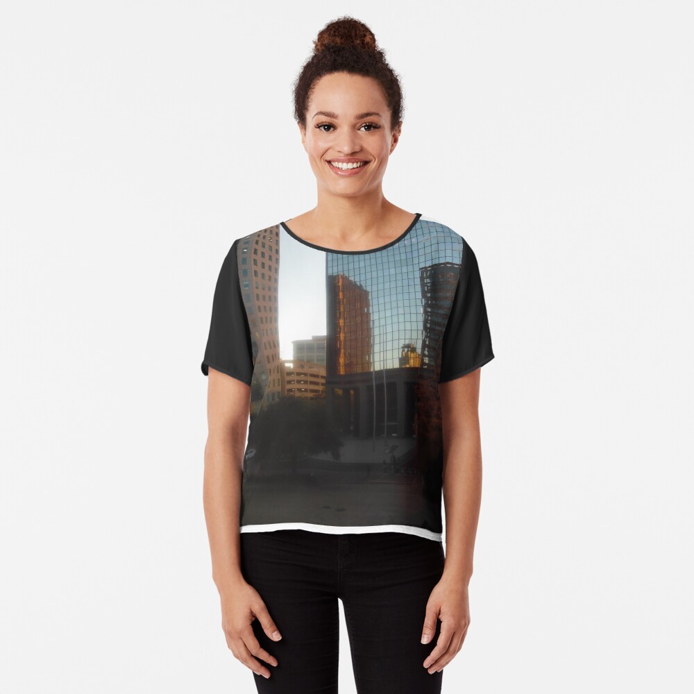 Sunset Chiffon Top