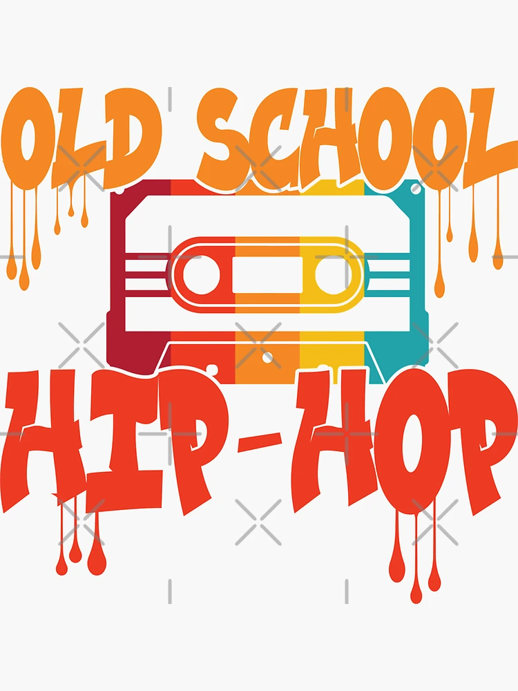 ☆AZ☆ Hiphop 90s Vintage Sticker 15 90's Rap Logo Sticker Pack - Clear, Holographic, or White